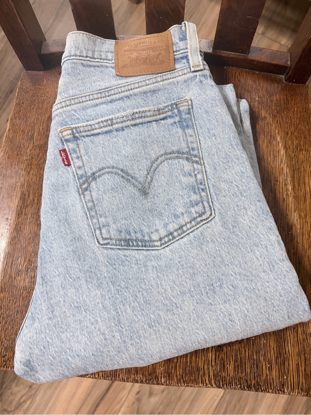 Levi's Light Blue Straight Leg Women's Jeans
